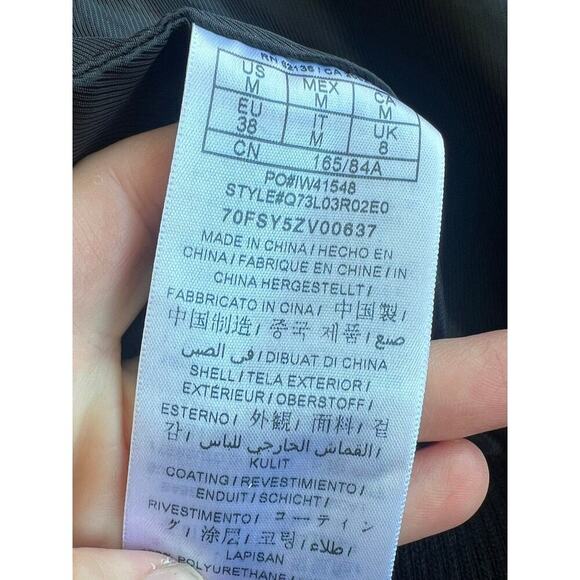 Guess black Faux leather jacket w some flaws and wear cute style size M - Picture 8 of 16